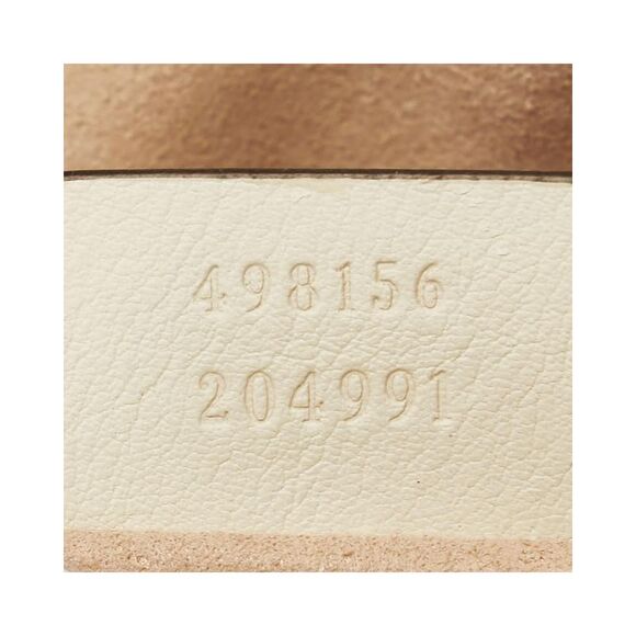 Pre Loved Gucci  GG Supreme Canvas Padlock Mini Top Handle Bag  BeigeMulticolor - Picture 7 of 8